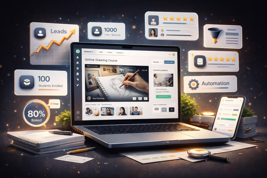 Online Drawing Classes Growth Case Study